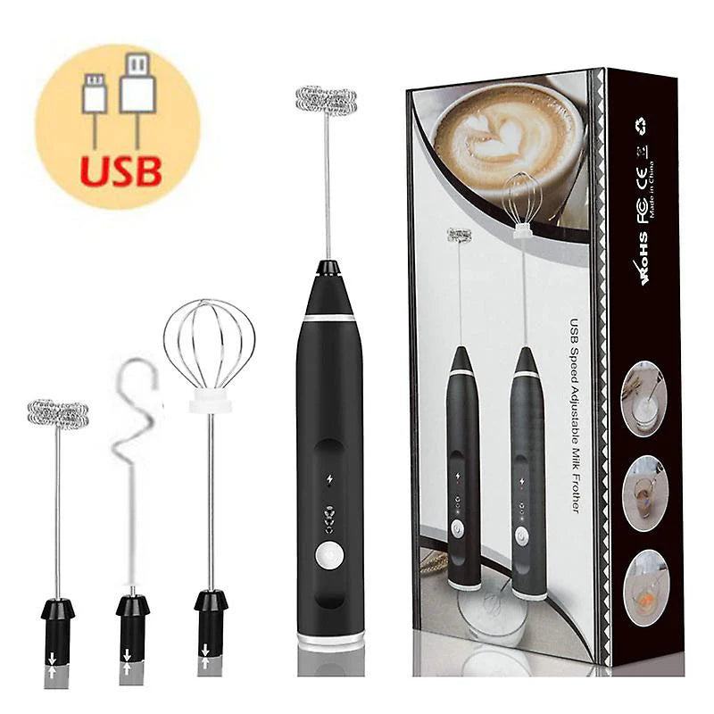 Coffee Beater USB Rechargeable Handheld Coffee Blender Milk Shaker