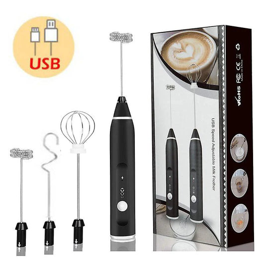 Coffee Beater USB Rechargeable Handheld Coffee Blender Milk Shaker