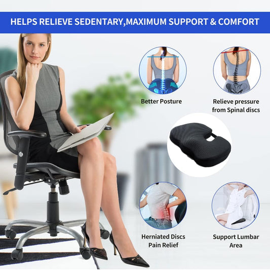 Pure Posture Seat Cushion, Massage Seat Cushion
