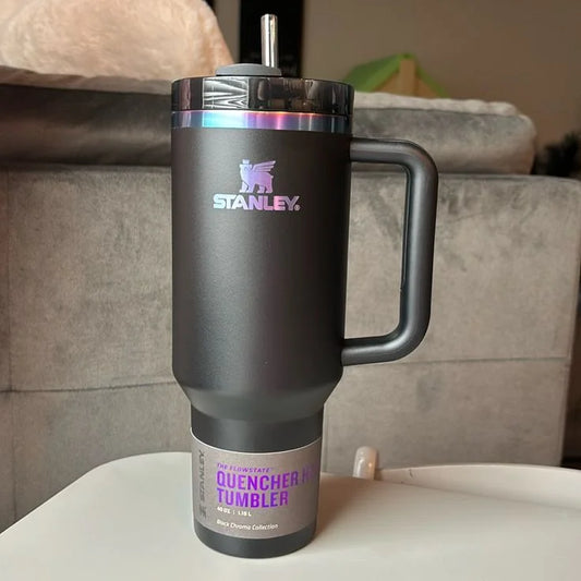 The Black Chroma Quencher H2.0 FlowState™ Tumbler | 40 OZ