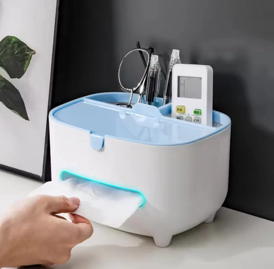 Multifunctional Napkin Storage Box – Tissue & Remote Holder