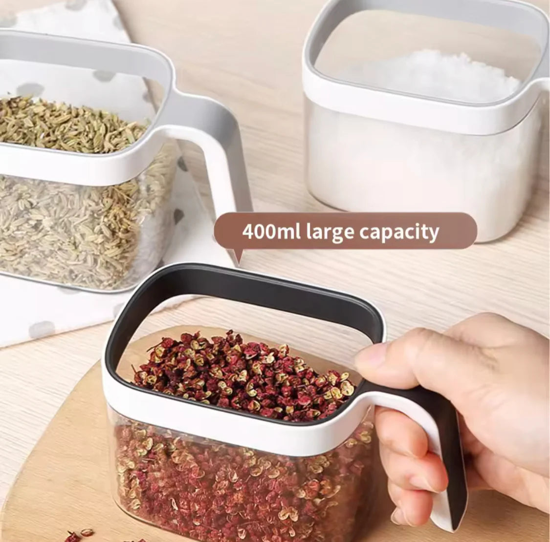 Wall Mounted Spice Rack With Spoons, Multifunctional Spice Storage Condiment Storage Rack