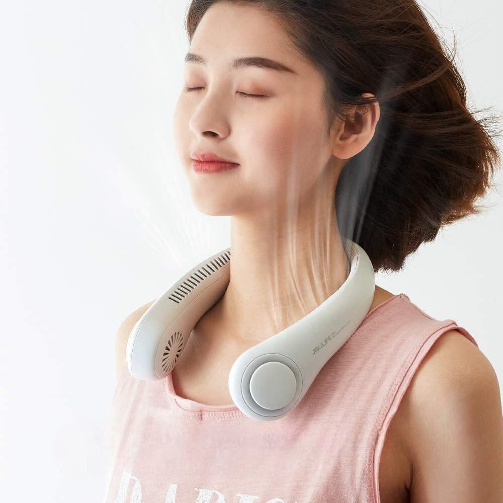 Portable Neck Fan, Bladeless Hanging Neck Fan, Summer Traveling Outdoor Sports Fans