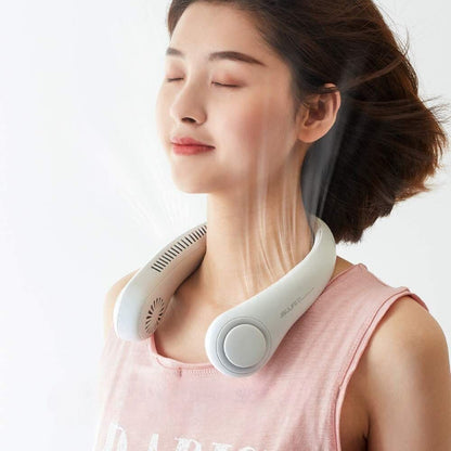 Portable Neck Fan, Bladeless Hanging Neck Fan, Summer Traveling Outdoor Sports Fans
