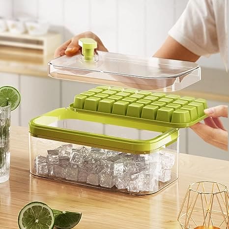 Ice Tray Set, Ice Mold, Easy To Release, Household Kitchen Ice Mold Box, Ice Box