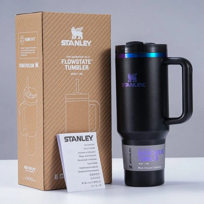 The Black Chroma Quencher H2.0 FlowState™ Tumbler | 40 OZ